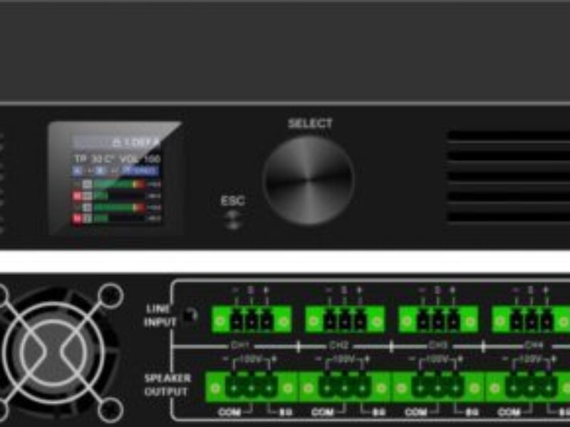 100V Four Channel Power Amplifier with DSP Processor DST-4120/ DST-4240/ DST-4350/ DST-4500