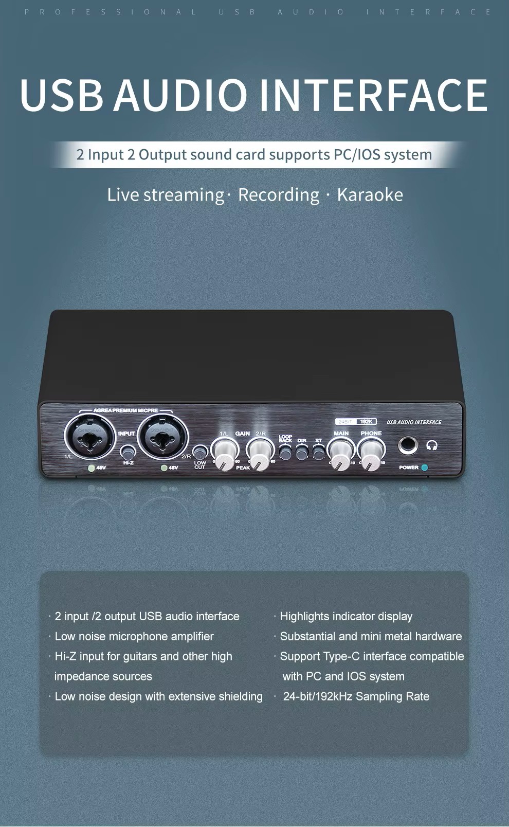 UC22 sound card